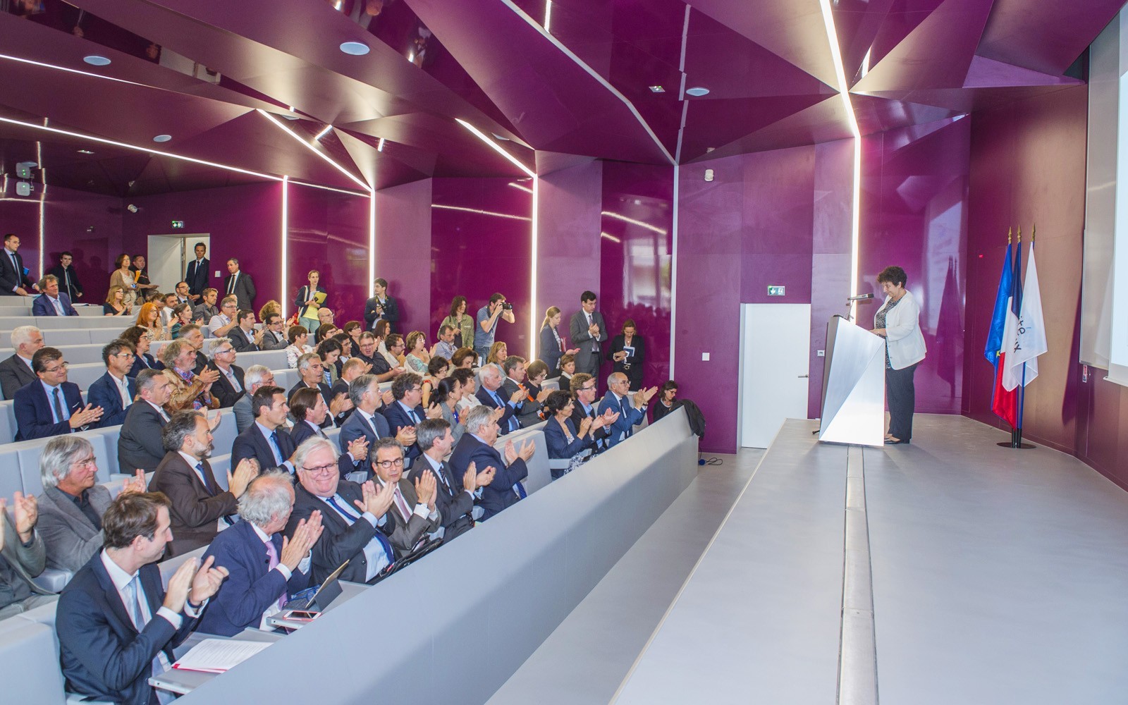 Frédérique Vidal - Visite Bordeaux Neurocampus