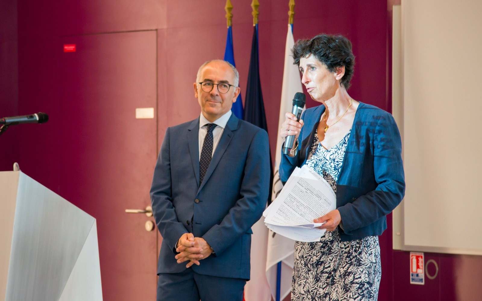 Frédérique Vidal - Visite Bordeaux Neurocampus