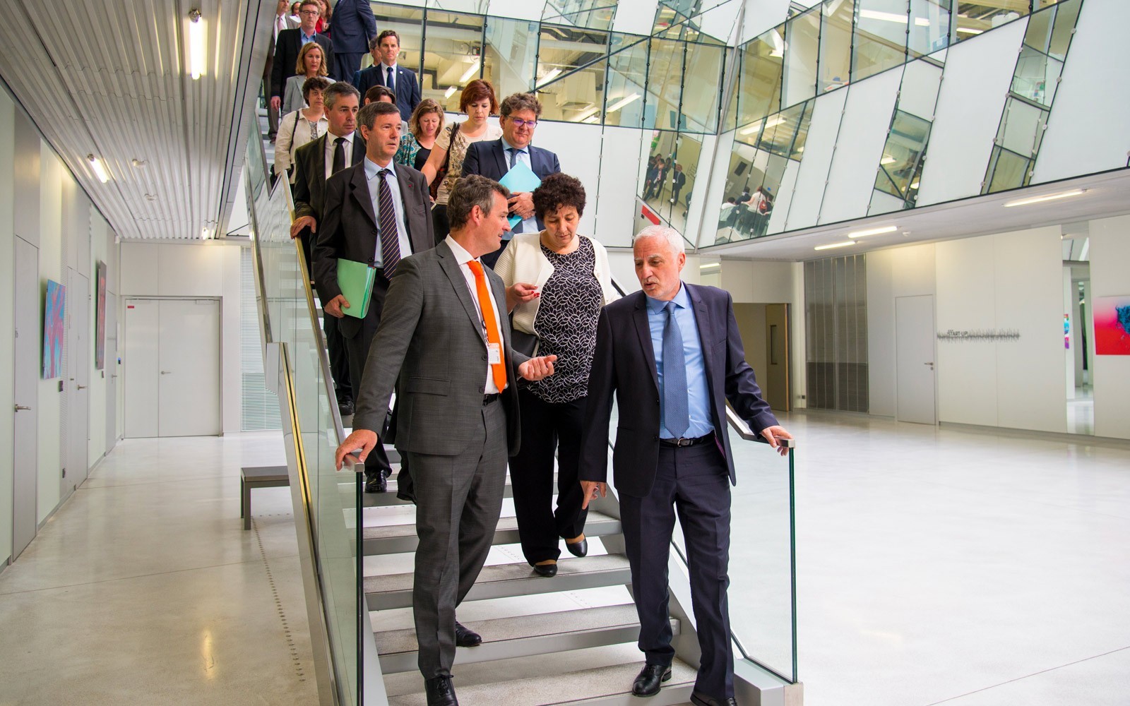 Frédérique Vidal - Visite Bordeaux Neurocampus