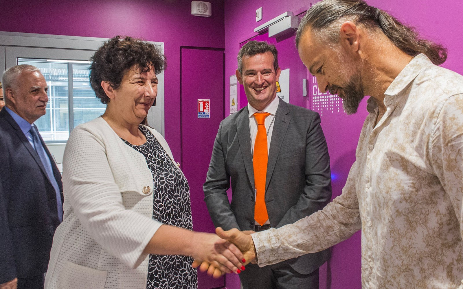 Frédérique Vidal - Visite Bordeaux Neurocampus