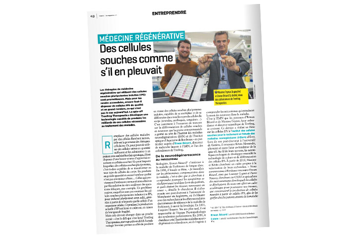 Erwan Bezard dans le magazine de l'Inserm