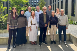 Visite de l’équipe de Muriel Thoby-Brisson par Thierry Lhermitte